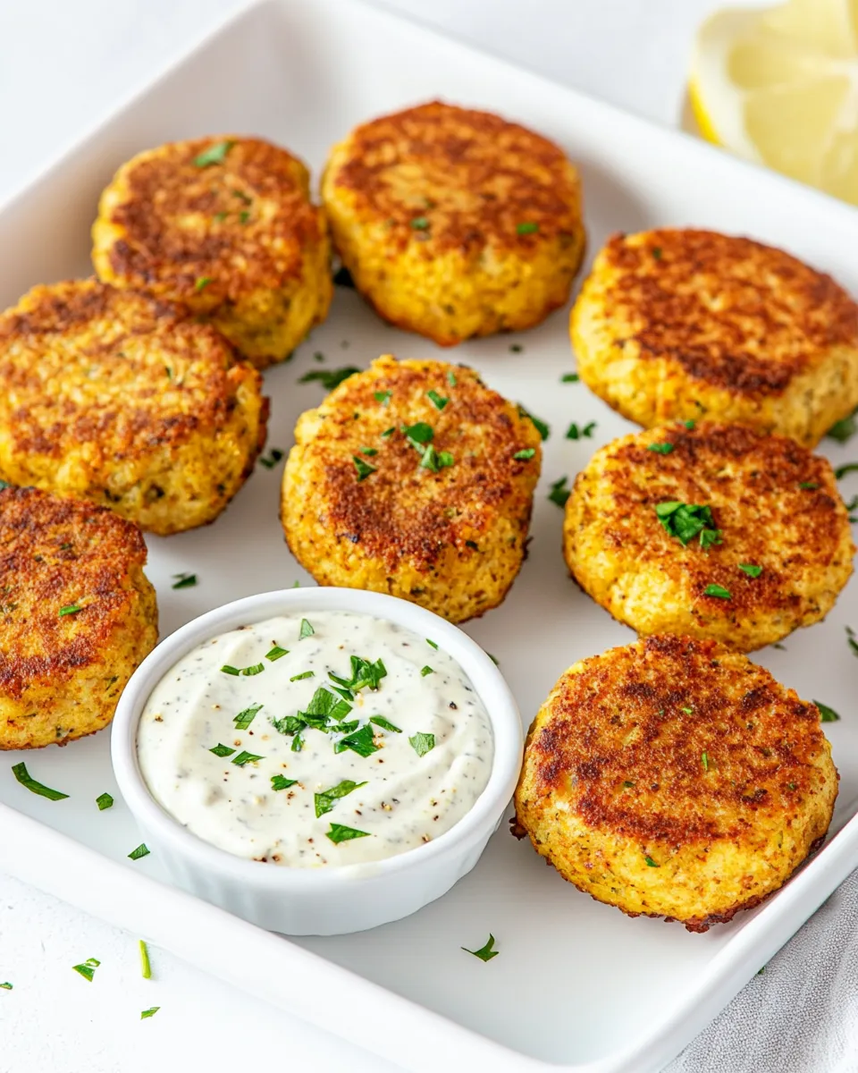 Healthy Vegan Crab Cakes shot