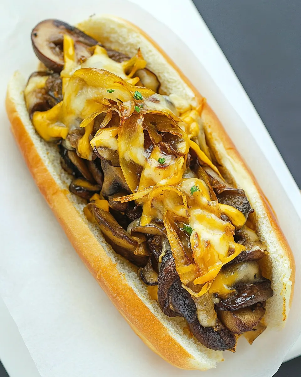Classic Vegan Philly Cheesesteak (Mushroom) image