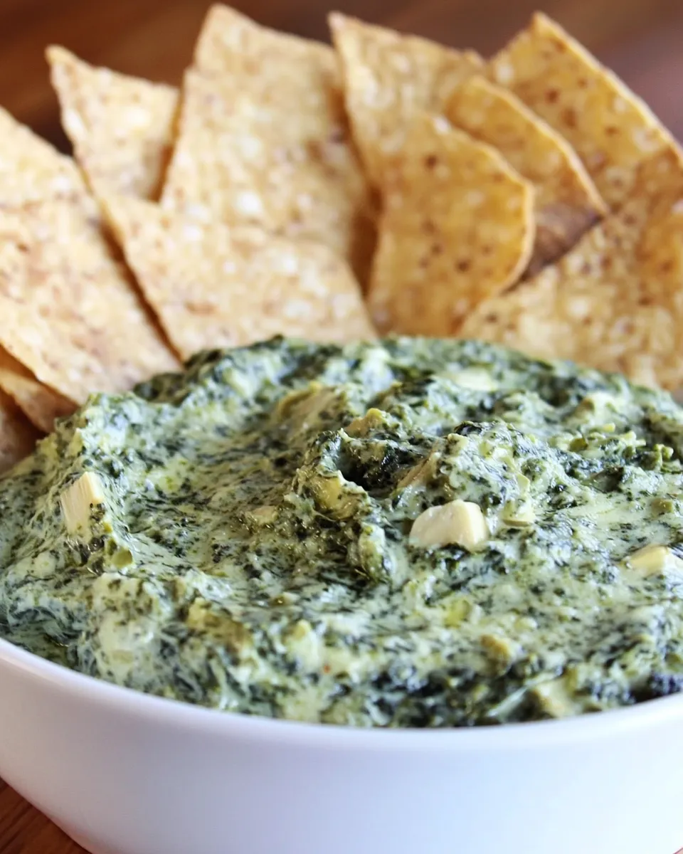 Homemade Vegan Spinach and Artichoke Dip photo