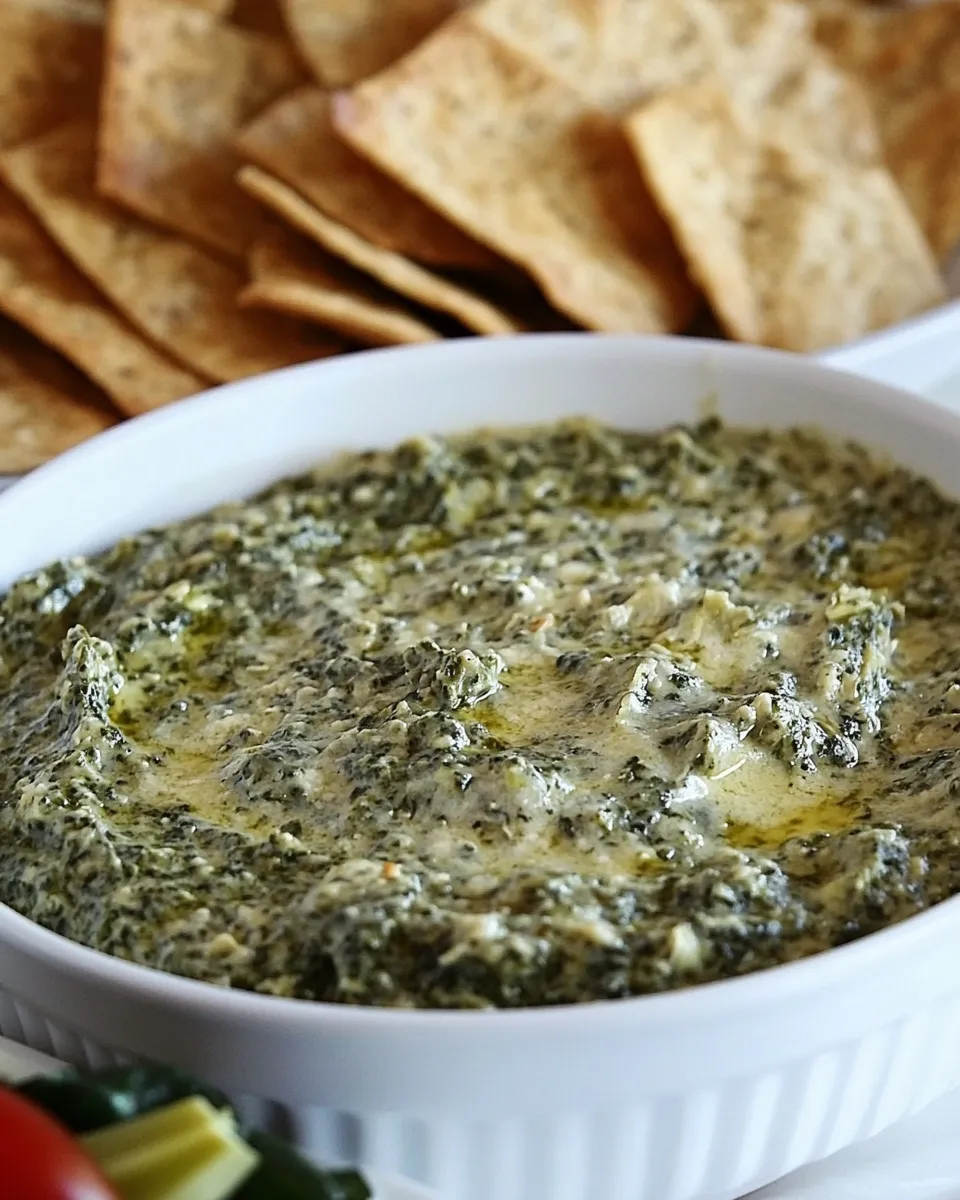 Classic Vegan Spinach and Artichoke Dip image