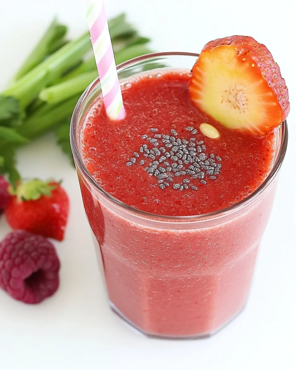 Delicious Vitamin Packed Morning Smoothie shot