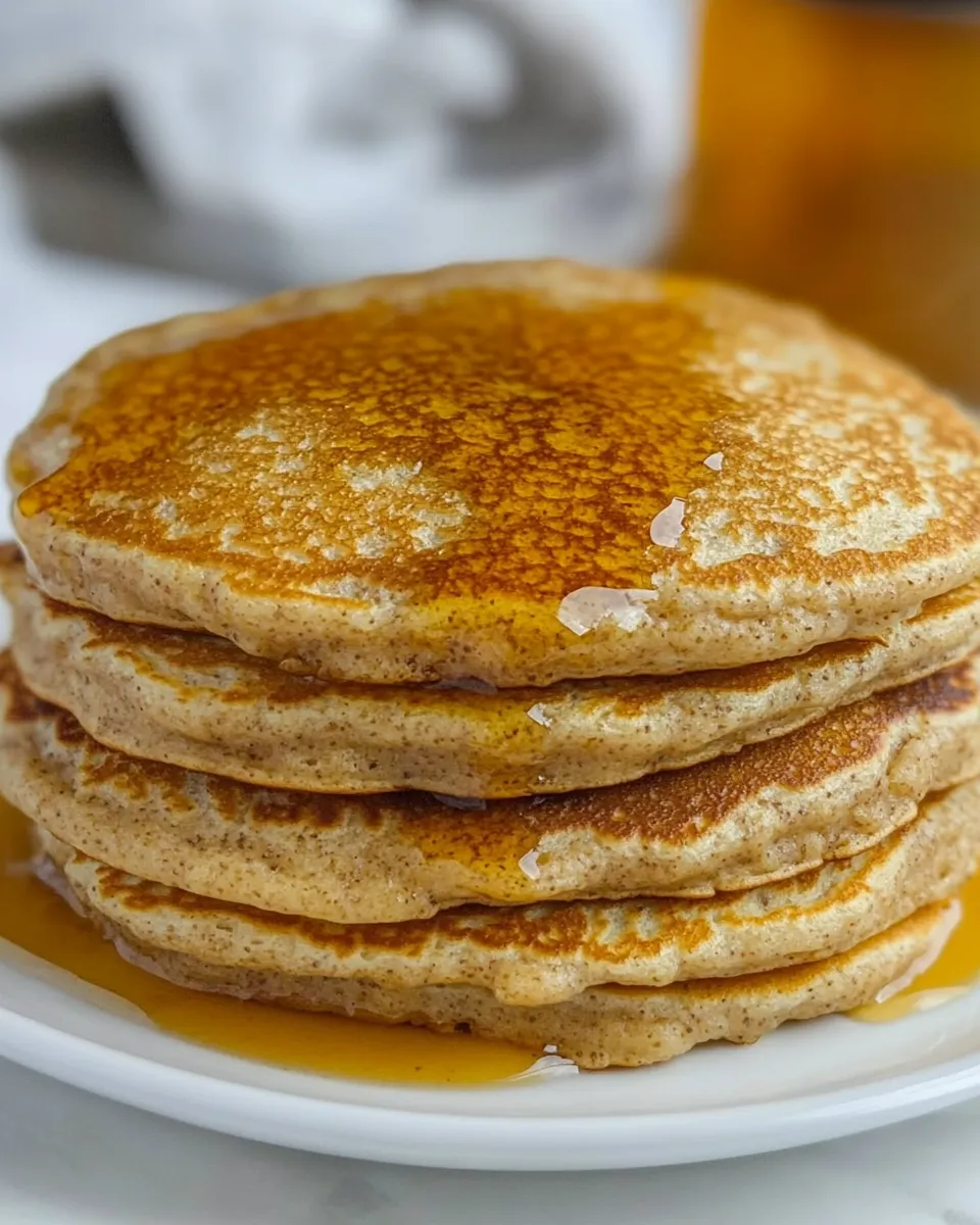Classic Wheat Germ Pancakes image