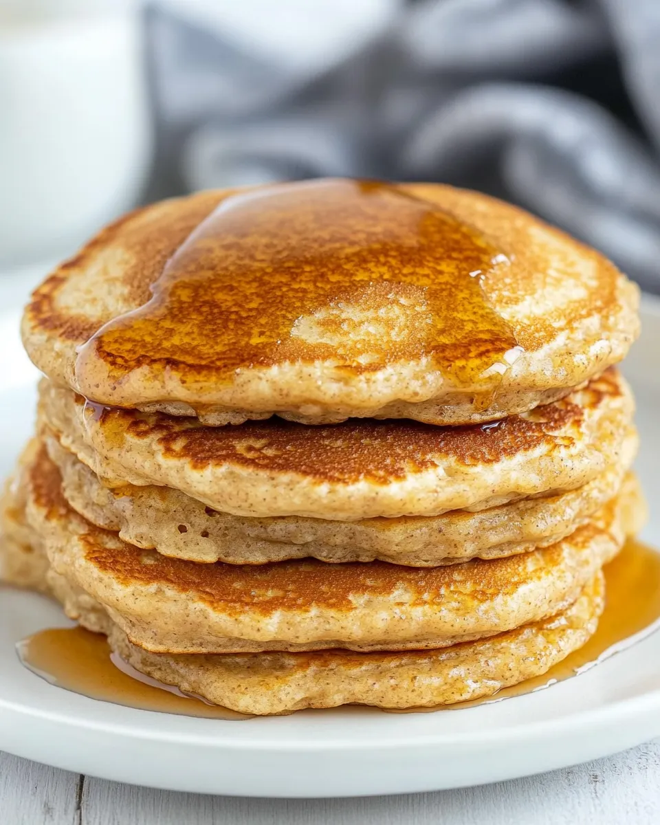 Delicious Wheat Germ Pancakes shot