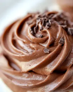Homemade Whipped Chocolate Ganache Frosting photo