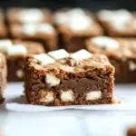 Delicious White Chocolate Chip Gingerbread Blondies photo