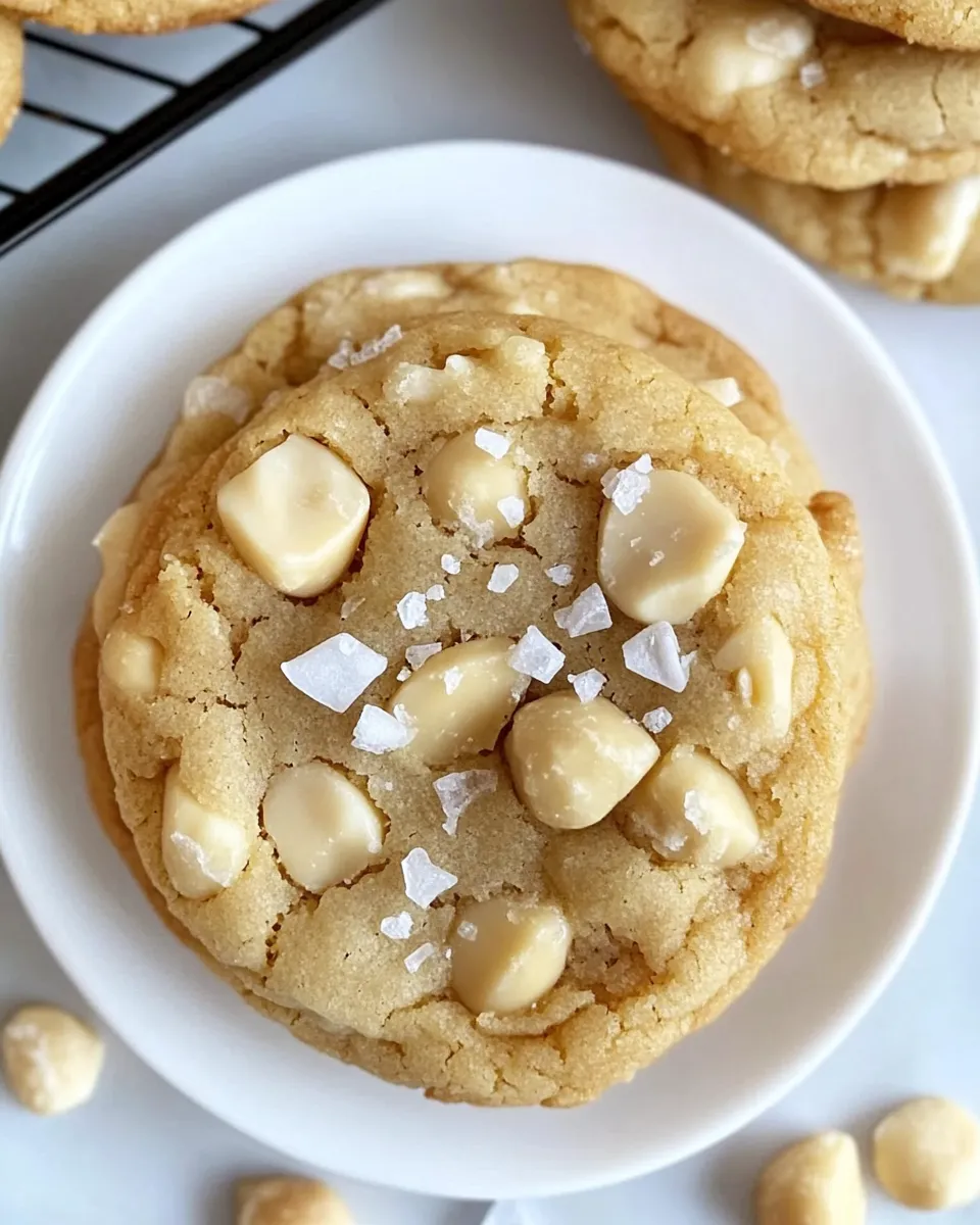 Easy White Chocolate Macadamia Nut Cookies with Sea Salt picture