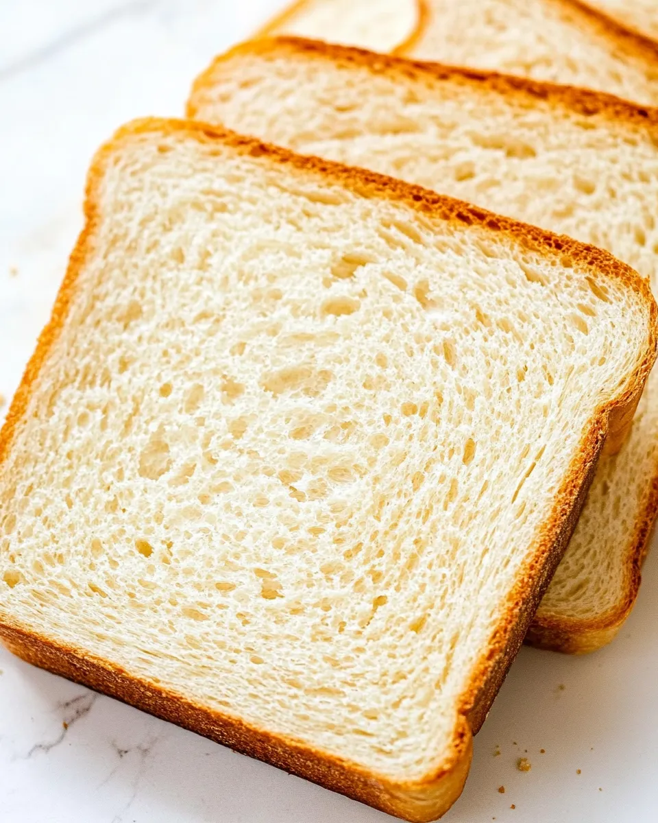 Delicious White Sandwich Bread shot