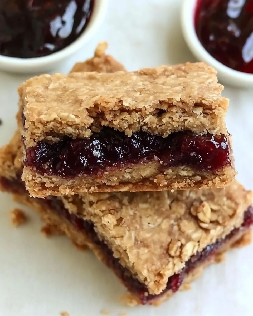 Easy Whole Grain Jam Squares image