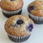 Homemade Whole Wheat Blueberry Muffins photo